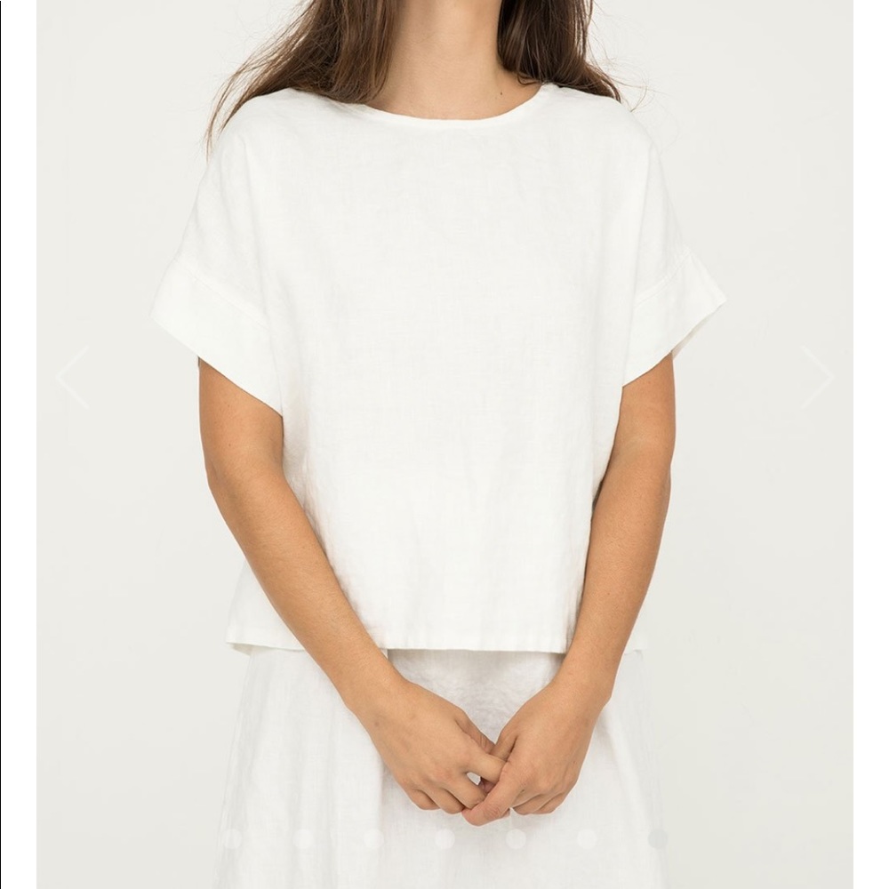 Elizabeth Suzann Georgia Tee in Linen
